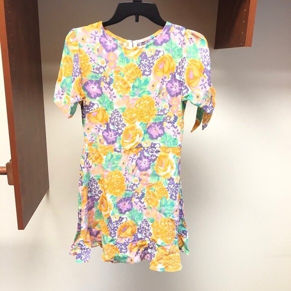 Faithfull the Brand Daphne Floral Mini Dress - Picture 2 of 7